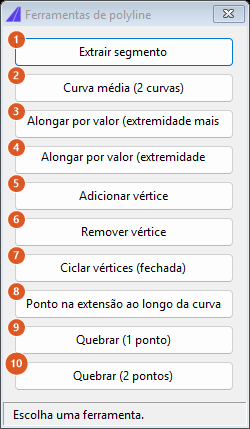 Ferramentas de polyline