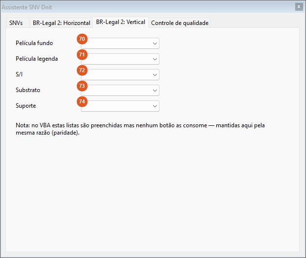 Assistente SNV Dnit — BR-Legal 2: Vertical