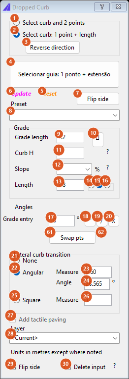 Dropped Curb with a skew