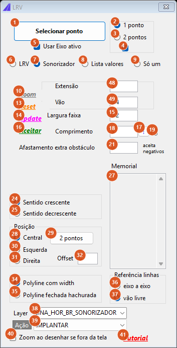 LRV, modo Sonorizador