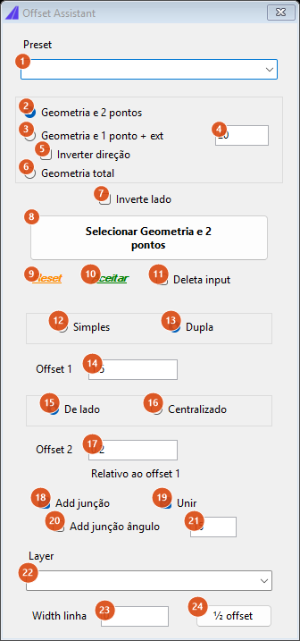 Assistente de Offset
