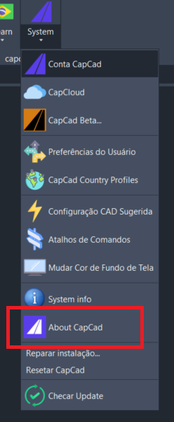 Comando Sobre