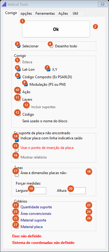 Corrige Vertical, aba Corrigir